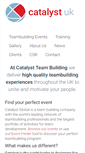 Mobile Screenshot of catalystteambuilding.co.uk